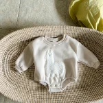 [1-18M]冬新作 羊柄 ロンパース - 画像 (6)