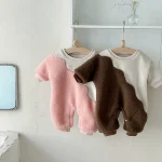 [1-18M]冬新作 カラー切替え オールインワン