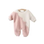 [1-18M]冬新作 カラー切替え オールインワン - 画像 (2)